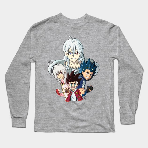 Beyblade Burst Turbo Final Battle Long Sleeve T-Shirt by Kaw_Dev